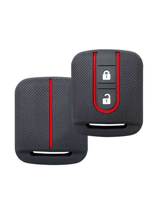Black Silicone Car Key Cover For Nissan Tiida Micra K12 Navara Qashqai J10 Primera Almera Sunny X Trail - Image 5
